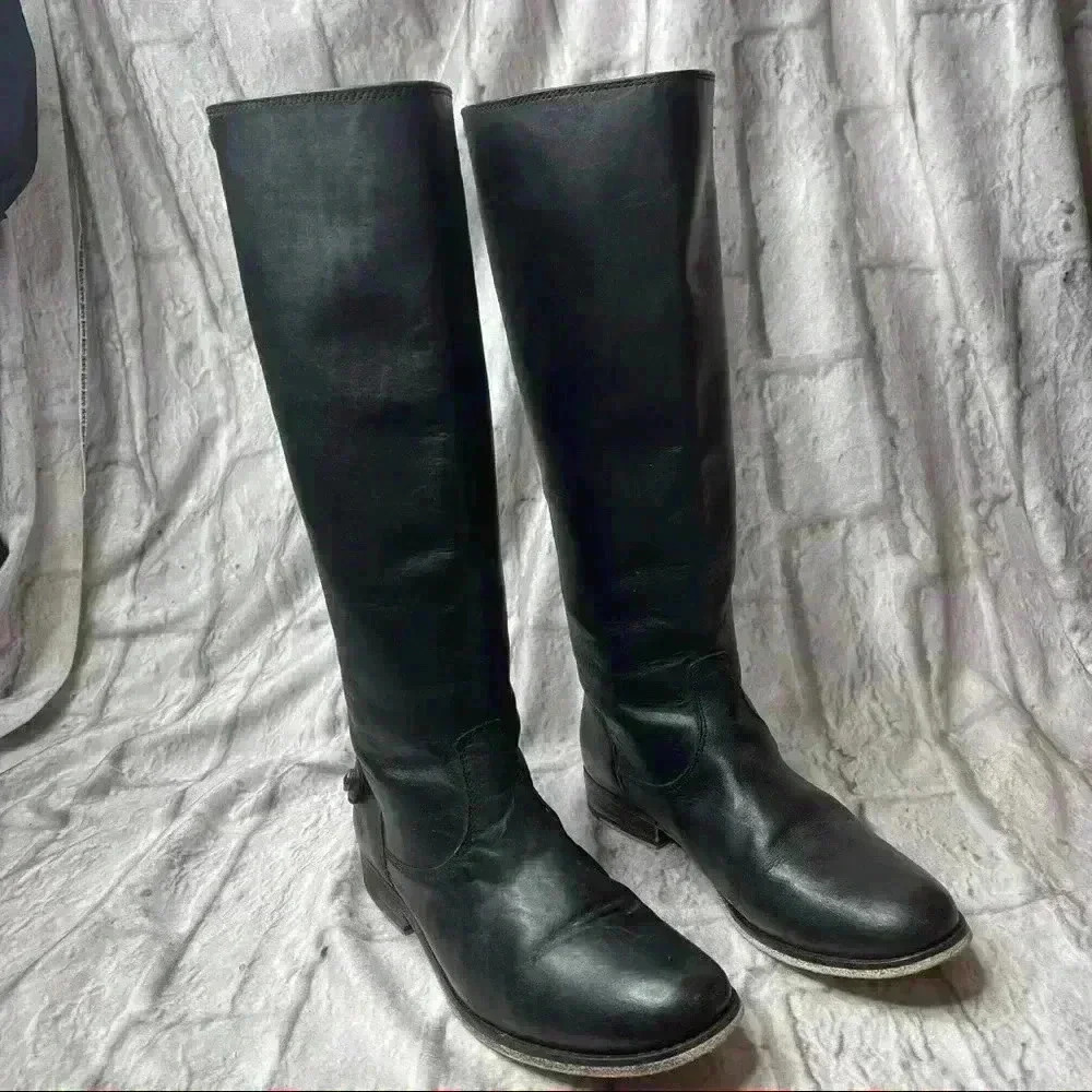 Frye Melissa Button Back Zip Boot Sz 6 B